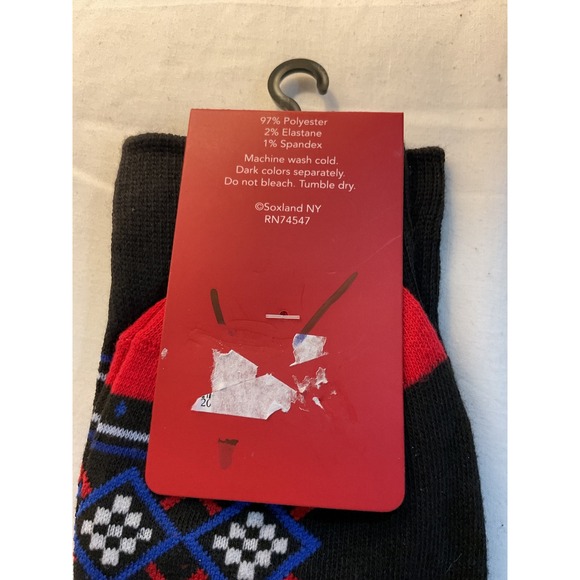 DAVCO Mens Polar Bear‎ Beer Holiday Winter Novelty Crew Socks Size 10-13 - Picture 5 of 5